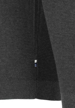 OLYMP Casual modern fit pullover katoen, antraciet