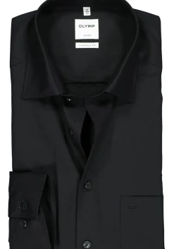 OLYMP Luxor comfort fit overhemd, zwart