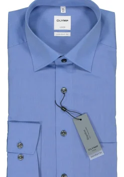 OLYMP Luxor comfort fit overhemd, middenblauw