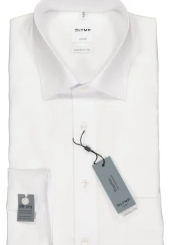OLYMP Luxor comfort fit overhemd, mouwlengte 7, wit