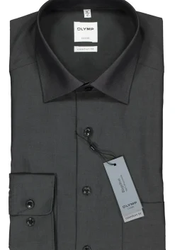 OLYMP Luxor comfort fit overhemd, antraciet grijs
