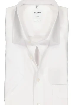 OLYMP Luxor comfort fit overhemd, korte mouw, wit
