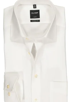 OLYMP Luxor modern fit overhemd, beige of off white