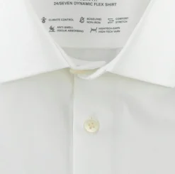 OLYMP Luxor 24/7 modern fit overhemd, twill, lichtbeige