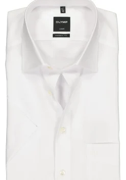 OLYMP Luxor modern fit overhemd, korte mouw, wit