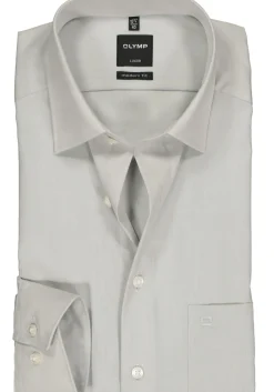 OLYMP Luxor modern fit overhemd, licht grijs