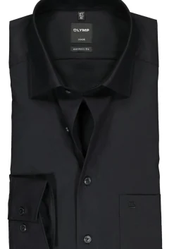 OLYMP Luxor modern fit overhemd, mouwlengte 7, zwart
