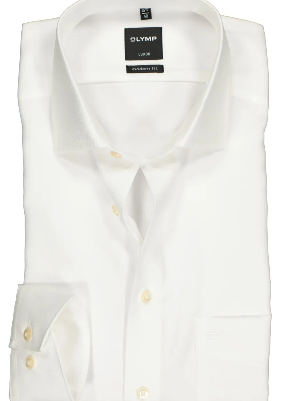 OLYMP Luxor modern fit overhemd, beige twill