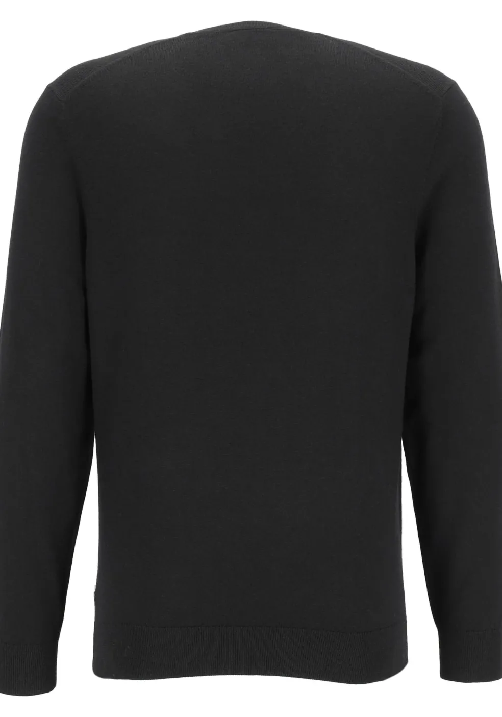 OLYMP modern fit trui wol, V-hals, zwart