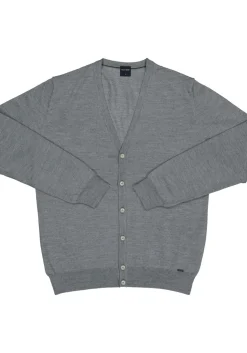 OLYMP modern fit vest wol, grijs