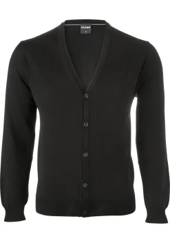 OLYMP modern fit vest wol, zwart