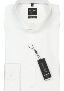 OLYMP No. Six super slim fit overhemd, wit