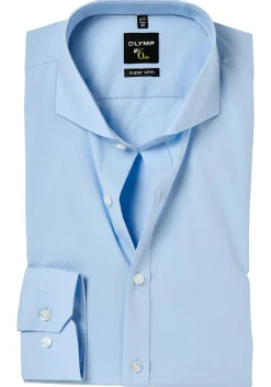 OLYMP No. Six super slim fit overhemd, lichtblauw