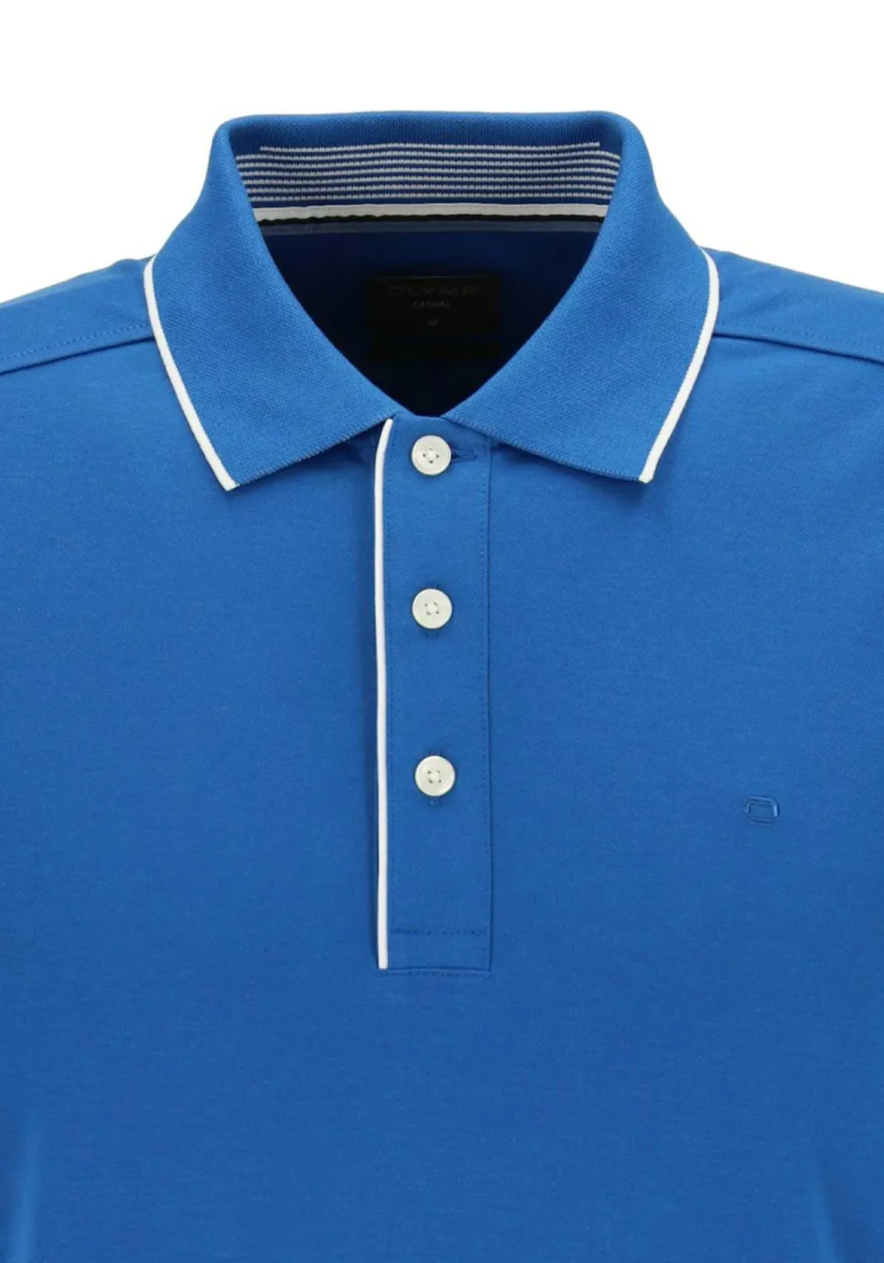 OLYMP Polo Casual, modern fit polo, blauw