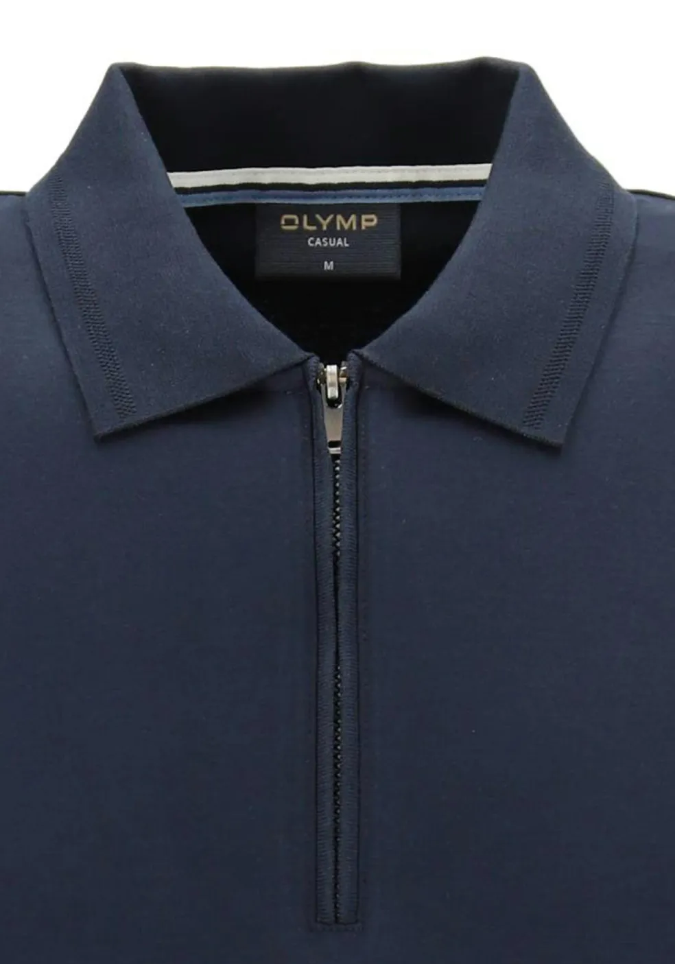 OLYMP Polo Casual, modern fit polo, marine blauw