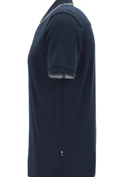 OLYMP Polo Casual, modern fit polo, marine blauw
