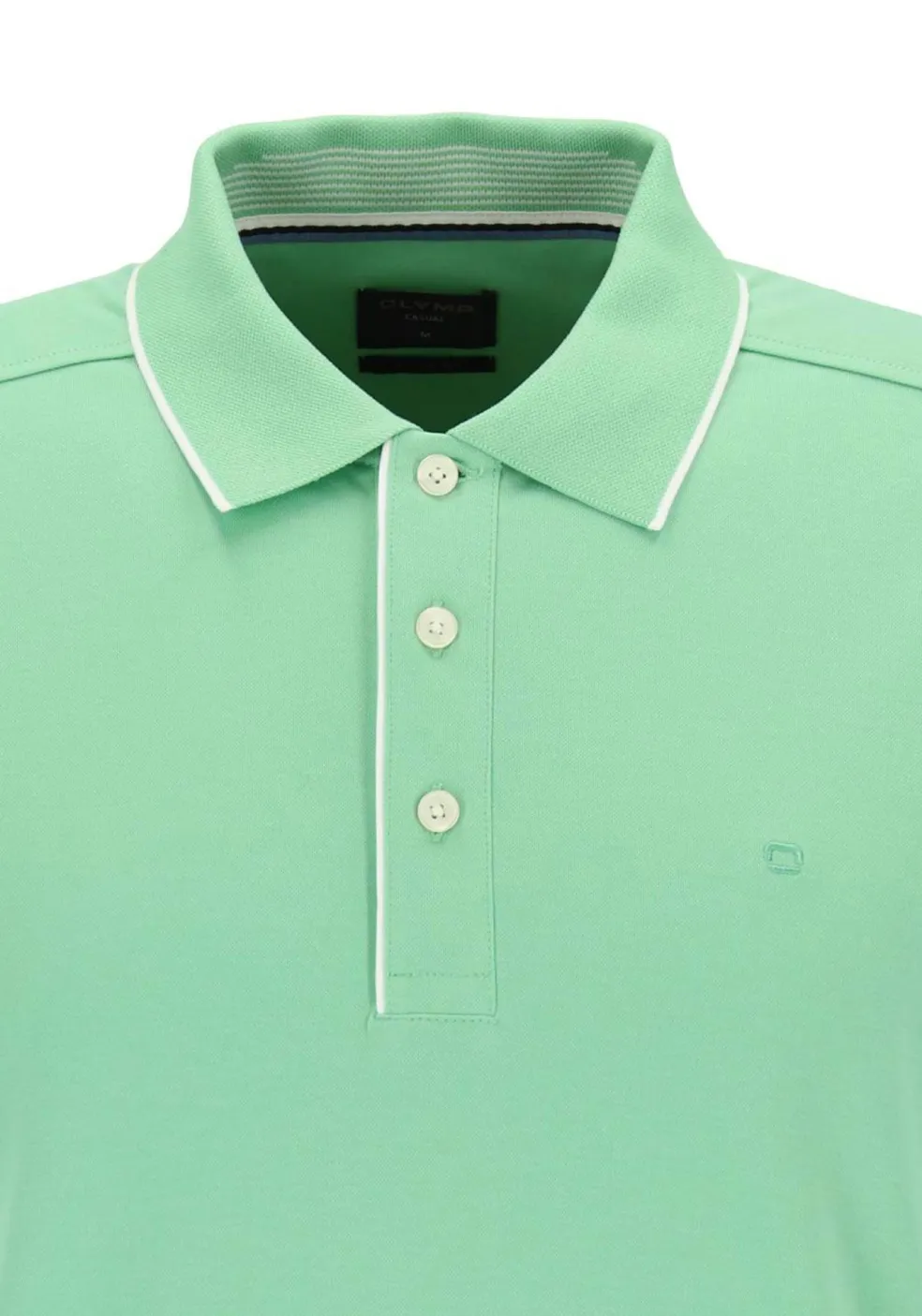 OLYMP Polo Casual, modern fit polo, mint groen
