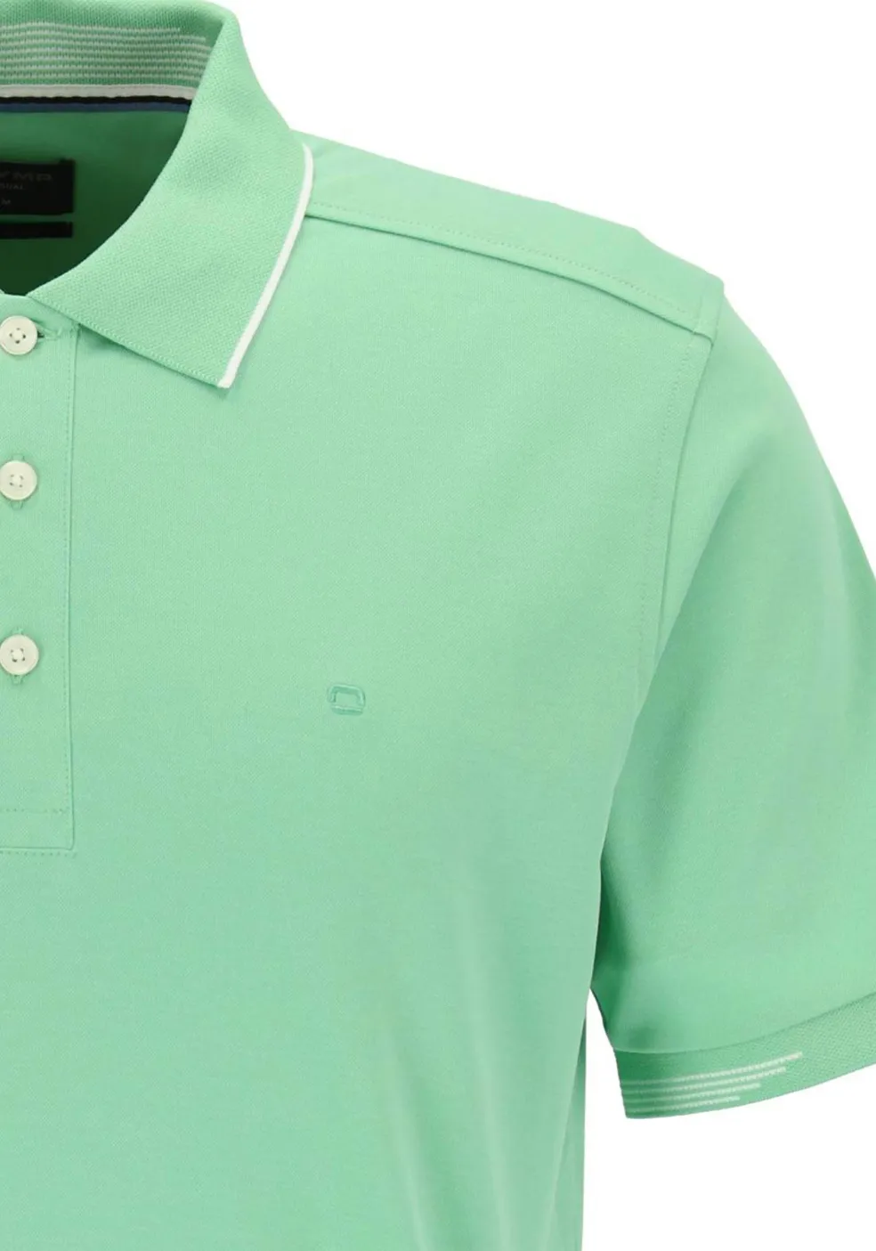 OLYMP Polo Casual, modern fit polo, mint groen