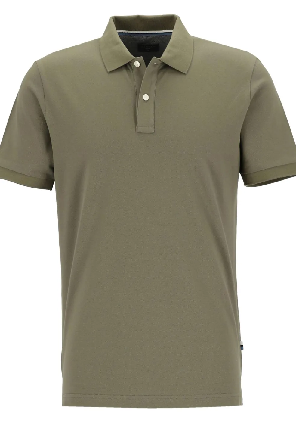 OLYMP Polo Casual, modern fit polo, olijfgroen