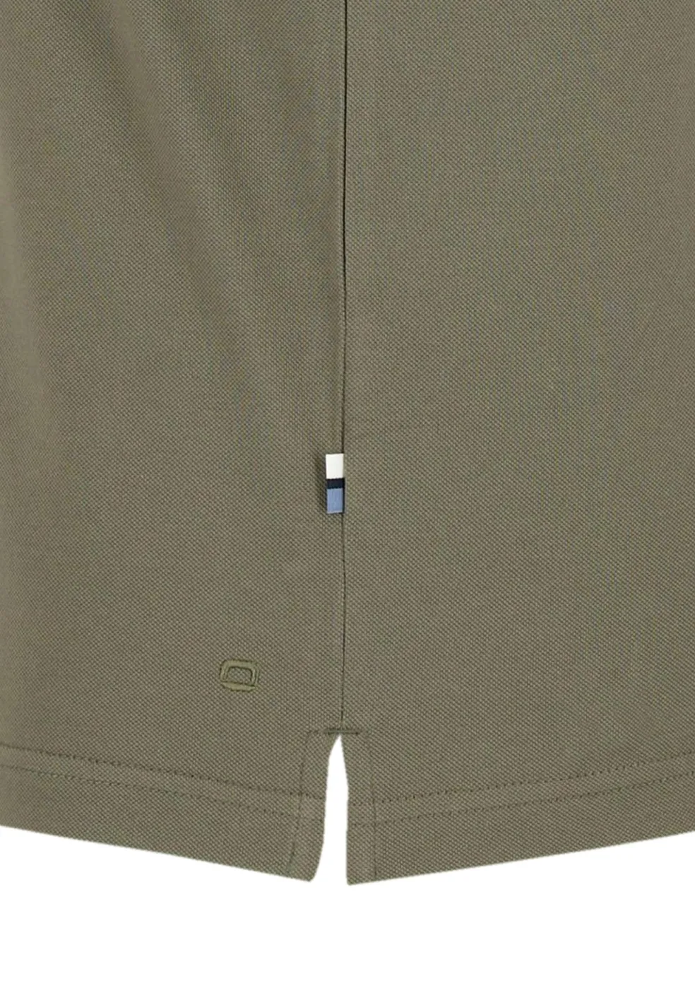 OLYMP Polo Casual, modern fit polo, olijfgroen