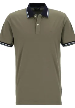 OLYMP Polo Casual, modern fit polo, olijfgroen