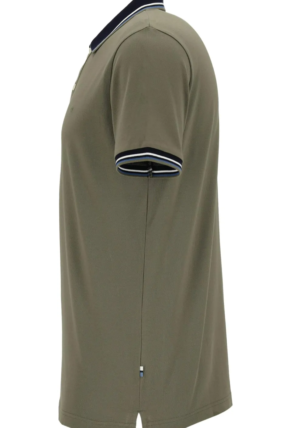 OLYMP Polo Casual, modern fit polo, olijfgroen