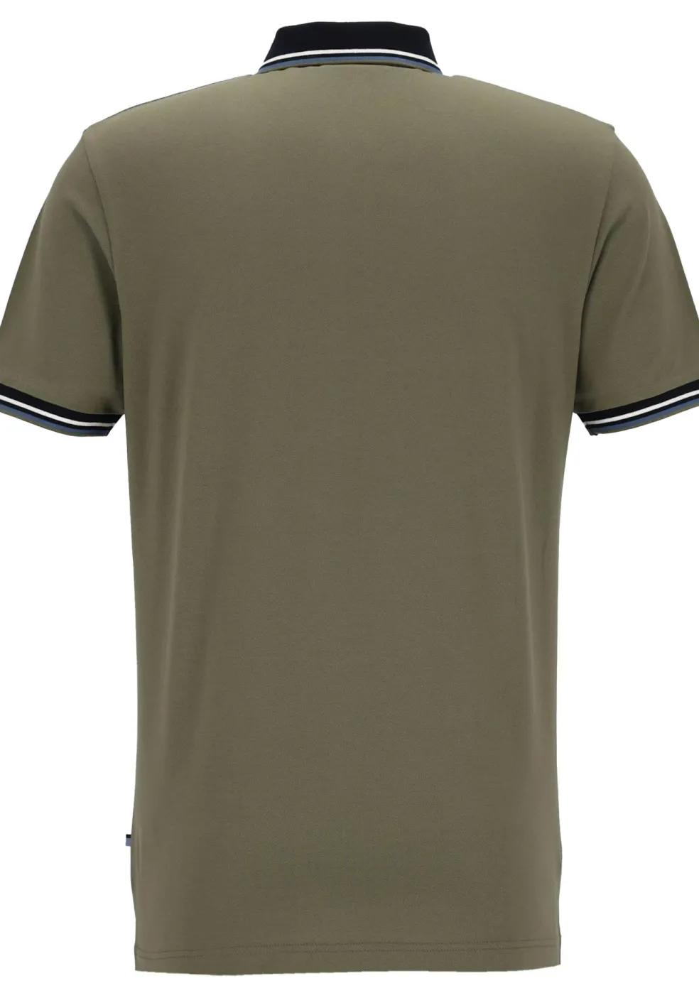 OLYMP Polo Casual, modern fit polo, olijfgroen