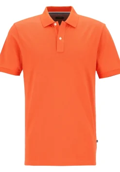 OLYMP Polo Casual, modern fit polo, oranje