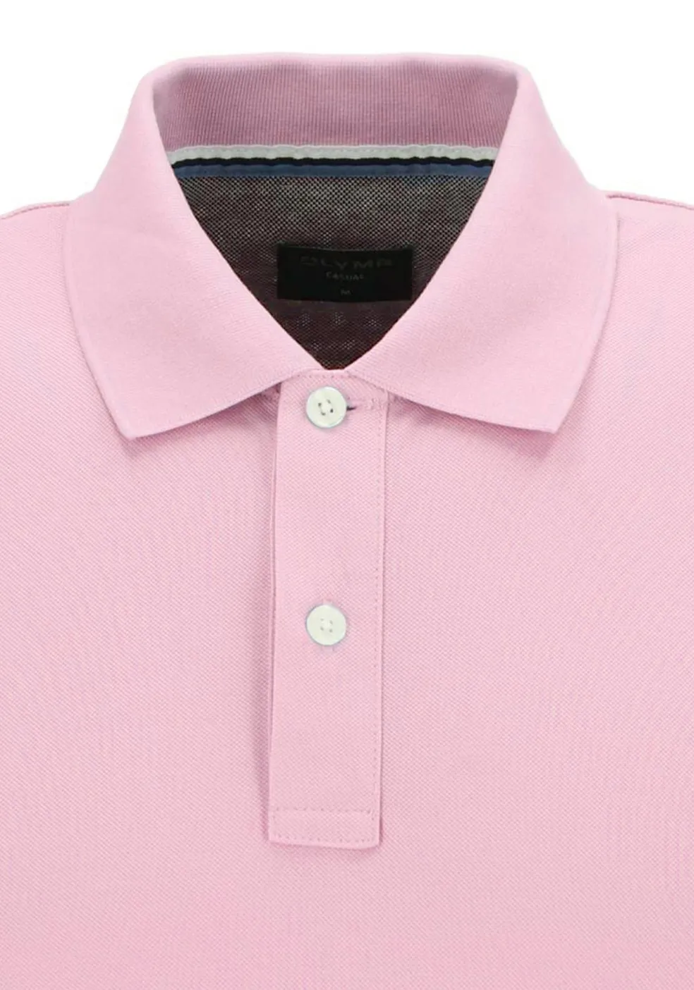 OLYMP Polo Casual, modern fit polo, roze