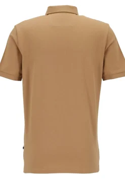 OLYMP Polo Casual, modern fit polo, caramel