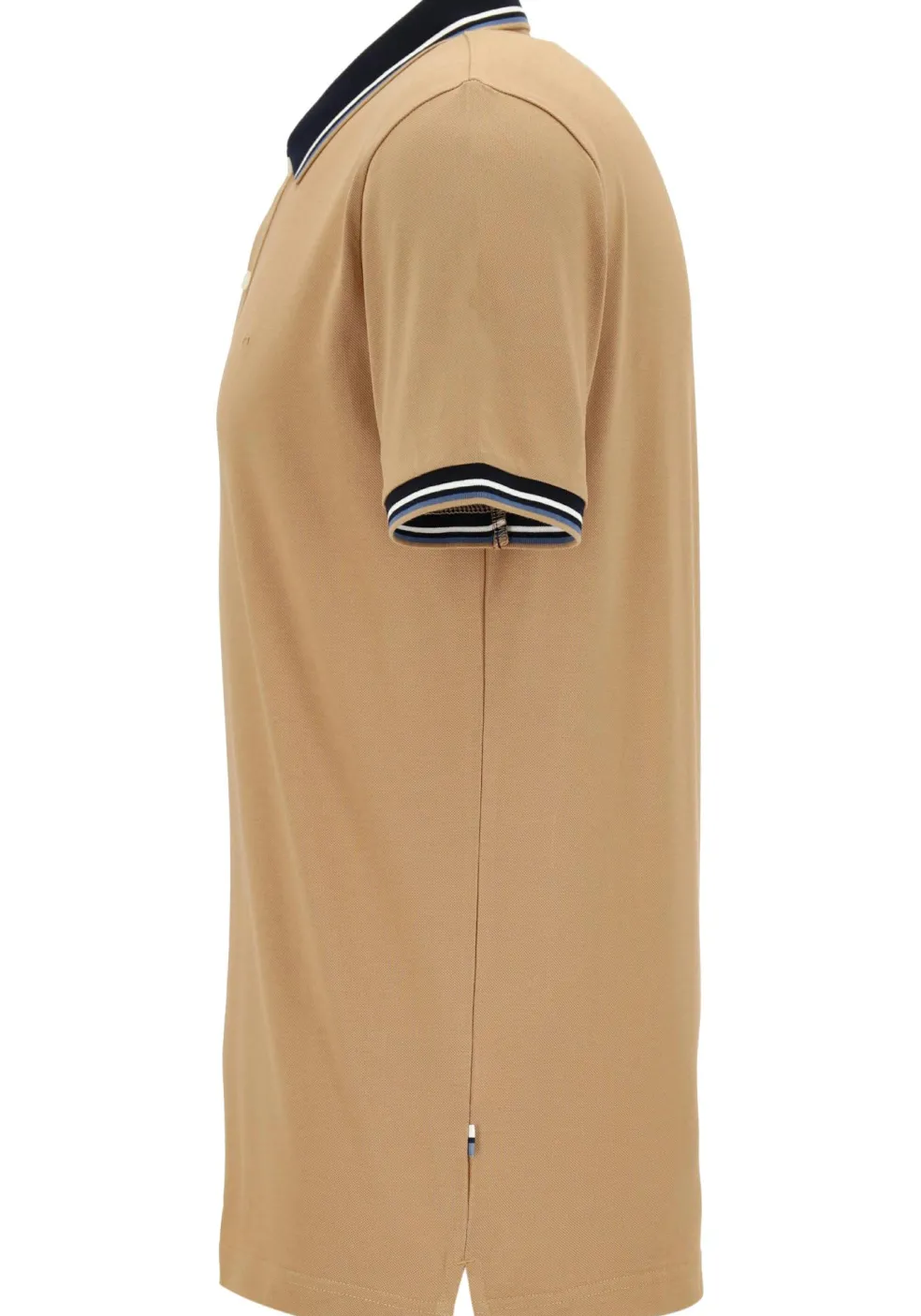 OLYMP Polo Casual, modern fit polo, caramel