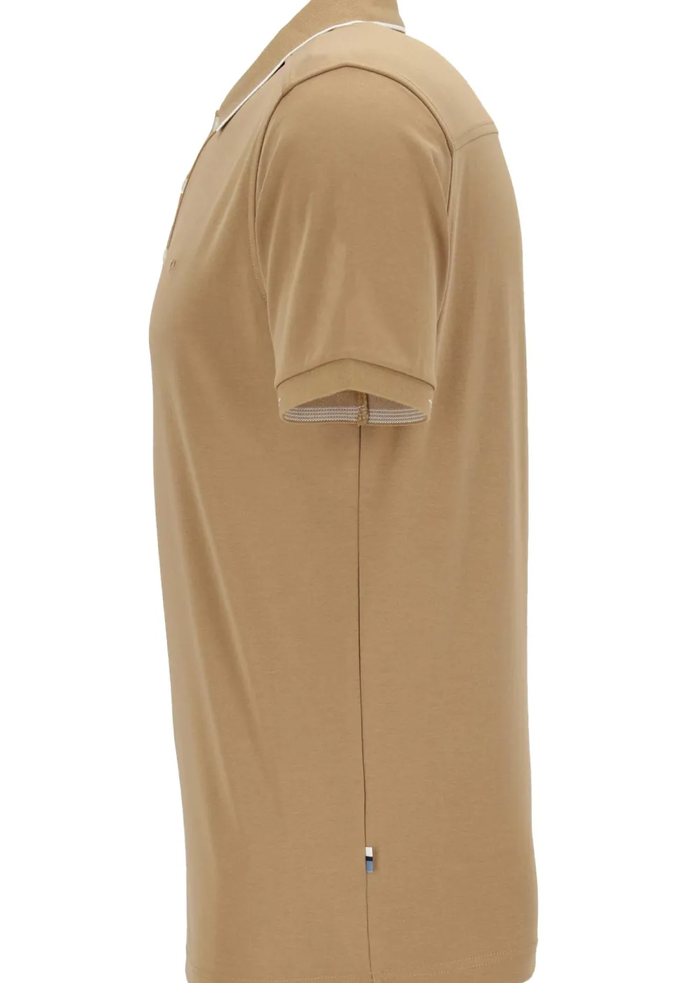 OLYMP Polo Casual, modern fit polo, caramel