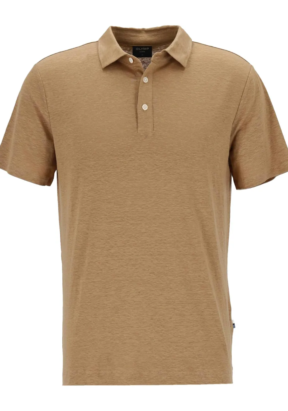 OLYMP Polo Casual, modern fit polo, caramel