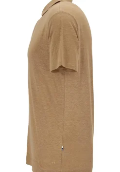 OLYMP Polo Casual, modern fit polo, caramel