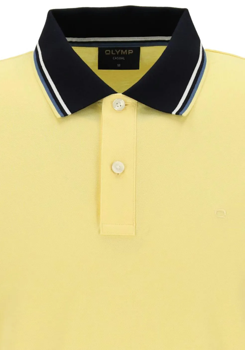 OLYMP Polo Casual, modern fit polo, citroengeel