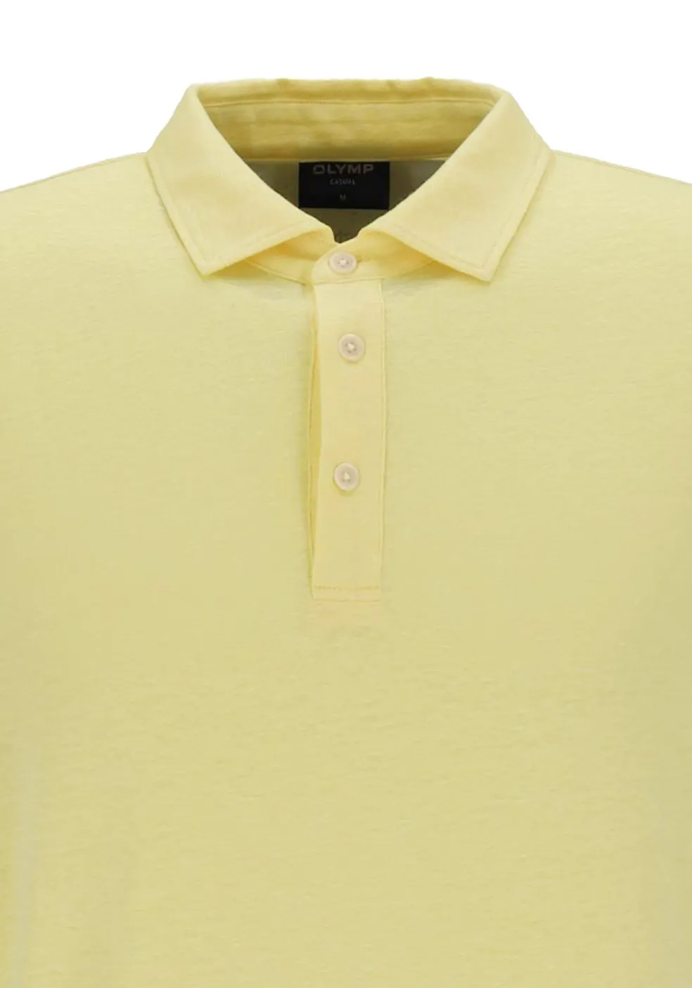 OLYMP Polo Casual, modern fit polo, geel