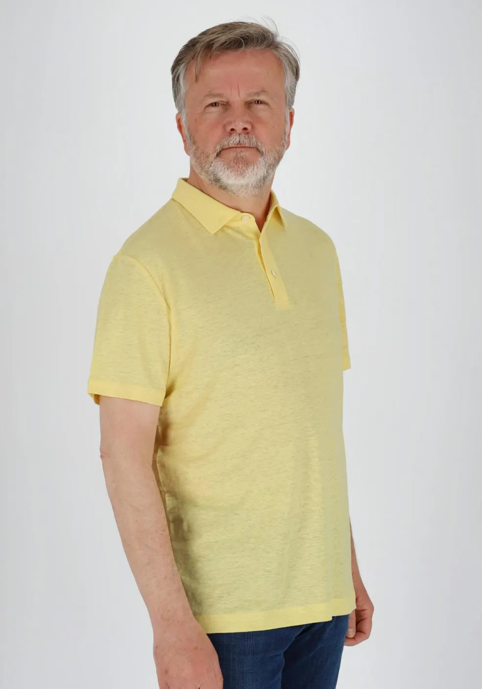 OLYMP Polo Casual, modern fit polo, geel