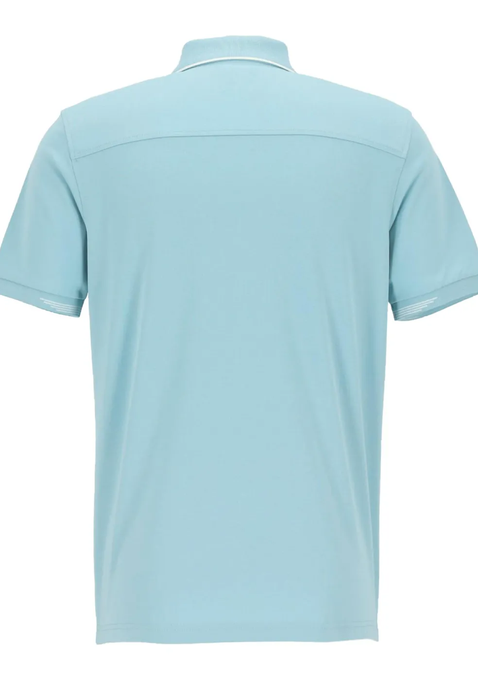 OLYMP Polo Casual, modern fit polo, lichtblauw
