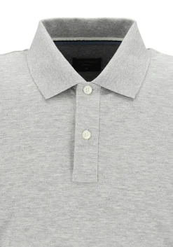 OLYMP Polo Casual, modern fit polo, lichtgrijs