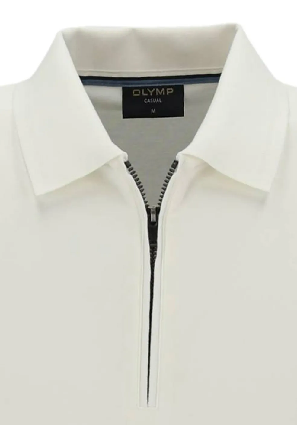 OLYMP Polo Casual, modern fit polo, off white