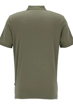 OLYMP Polo Casual, modern fit polo, olijfgroen