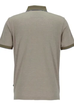 OLYMP Polo Casual, modern fit polo, olijfgroen