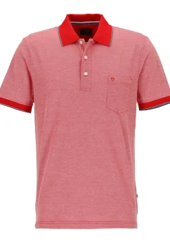 OLYMP Polo Casual, modern fit polo, rood