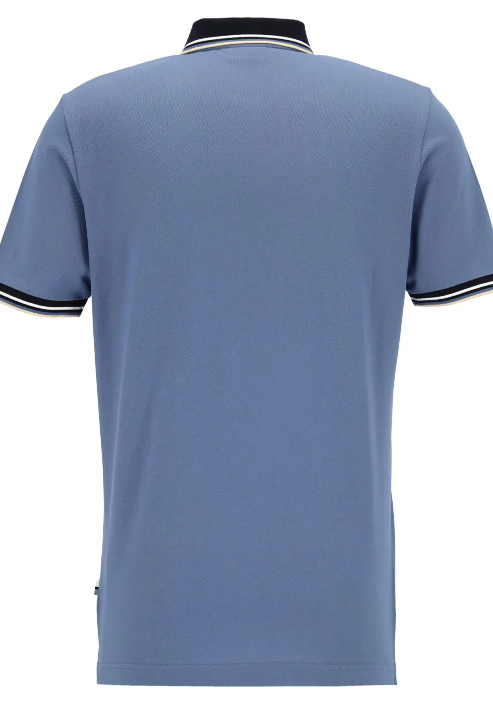 OLYMP Polo Casual, modern fit polo, rookblauw
