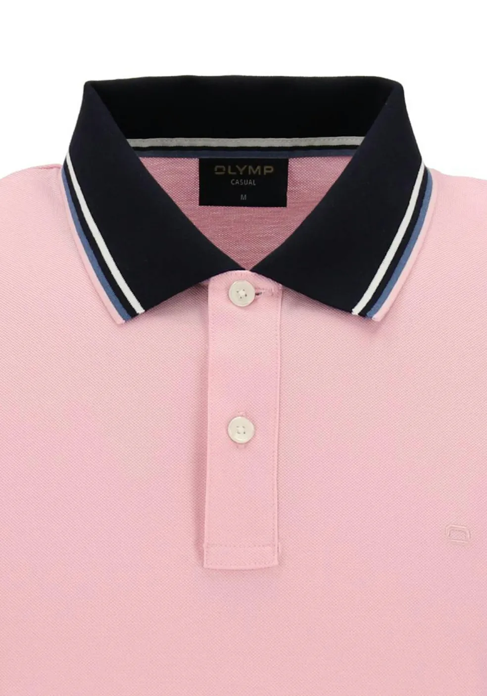 OLYMP Polo Casual, modern fit polo, roze