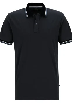 OLYMP Polo Casual, modern fit polo, zwart