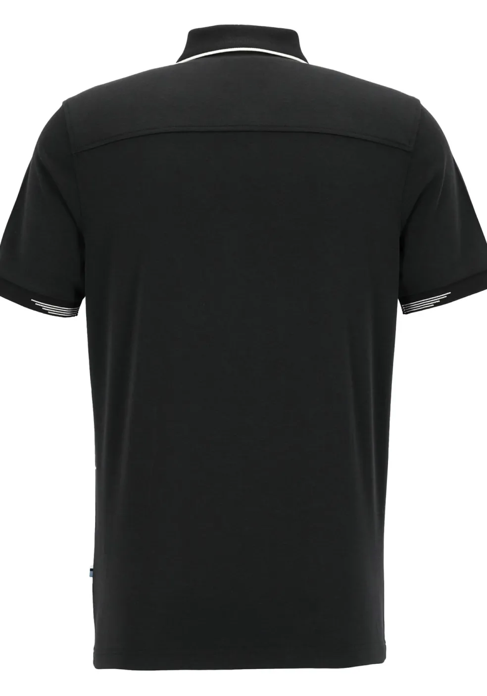 OLYMP Polo Casual, modern fit polo, zwart