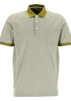 OLYMP Polo Casual, modern fit polo, olijfgroen