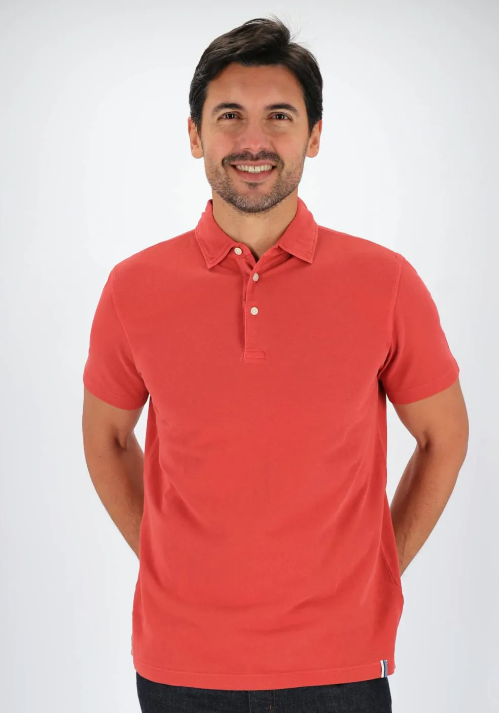 OLYMP Polo Casual, modern fit polo, roze
