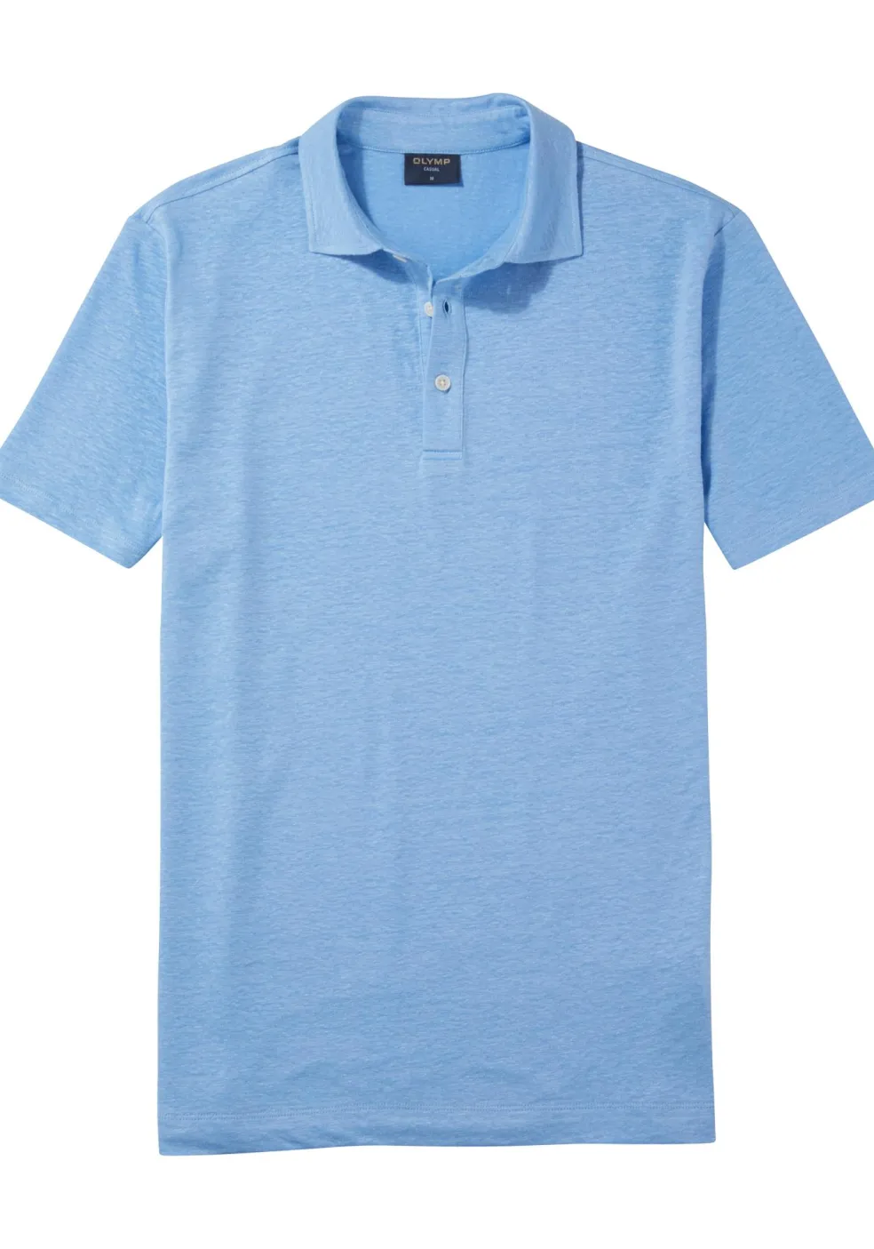 OLYMP Polo Casual, modern fit polo, lichtblauw